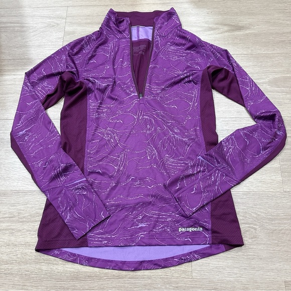 Patagonia Tops - Patagonia Women's All Weather Zip Neck Long Sleeve Top Size XS
